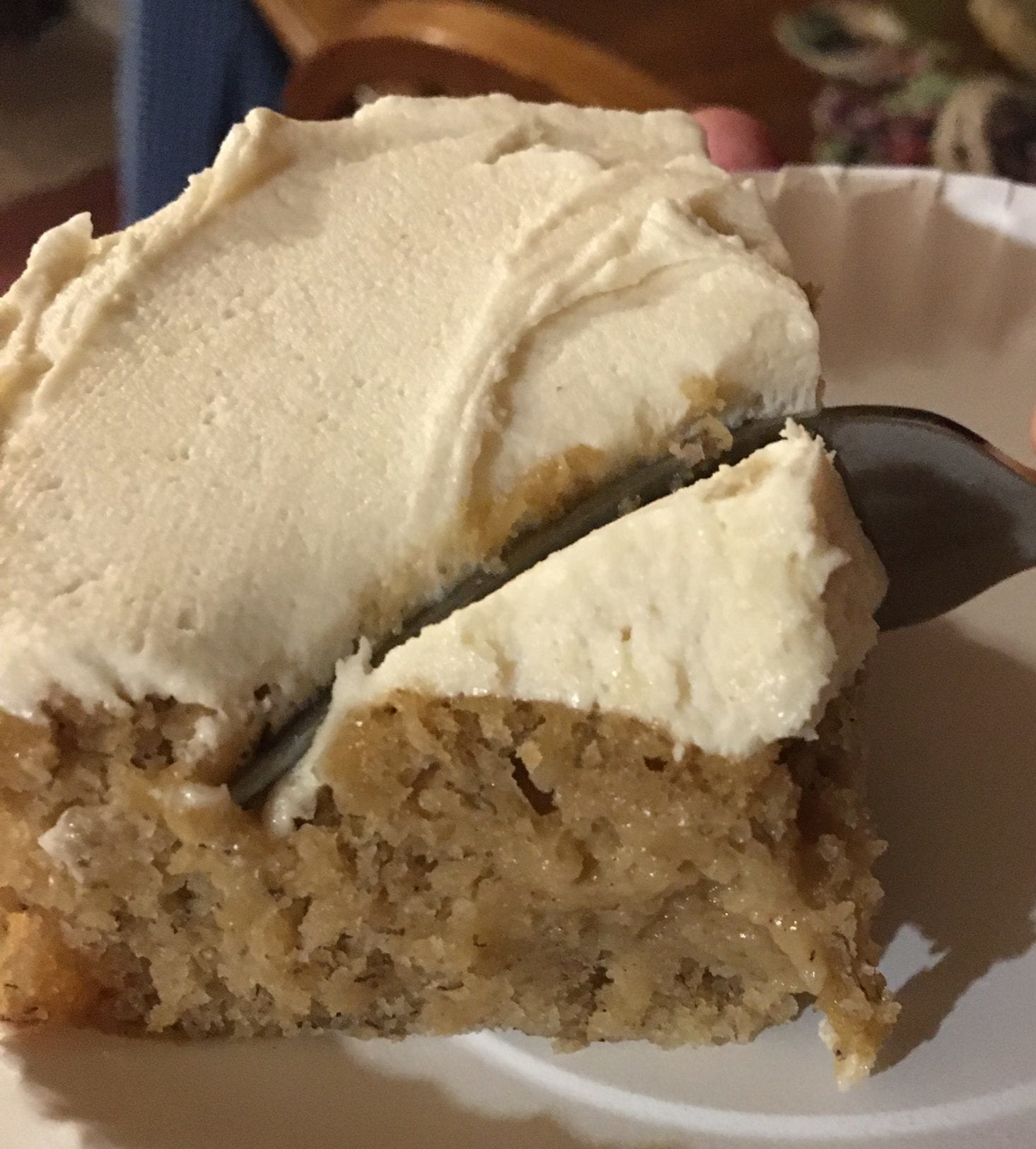 BANANA CAKE WITH BROWN BUTTER FROSTING Happy Cookie Belly