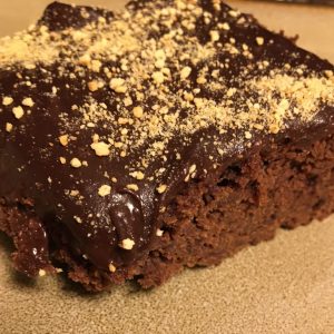 CHOCOLATE FUDGE PUMPKIN BROWNIES 1