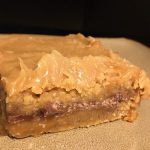 DOUBLE PEANUT BUTTER CARAMEL COOKIE BAR 3